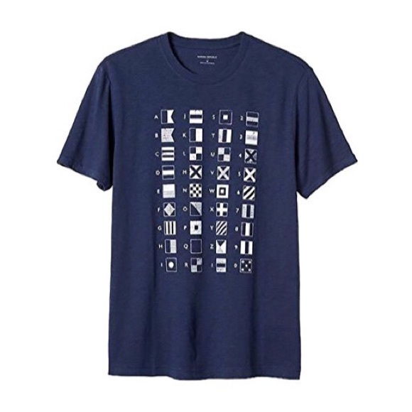 Banana Republic Nautical Flag Tee